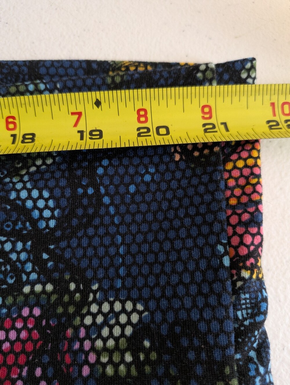 LulaRoe Blue Green Maxi Multi Floral Honeycomb Net Skirt 3XL Relaxed Boho - Picture 5 of 8